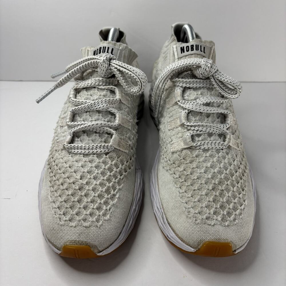 NOBULL Allday Knit White Solid Athletic Shoe Men Size 8.5 Women’s Size 10 - Picture 10 of 11
